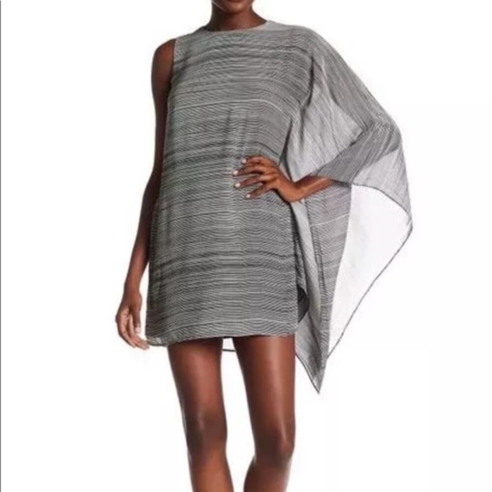 ALLIE JAY drape sleeve mini dress